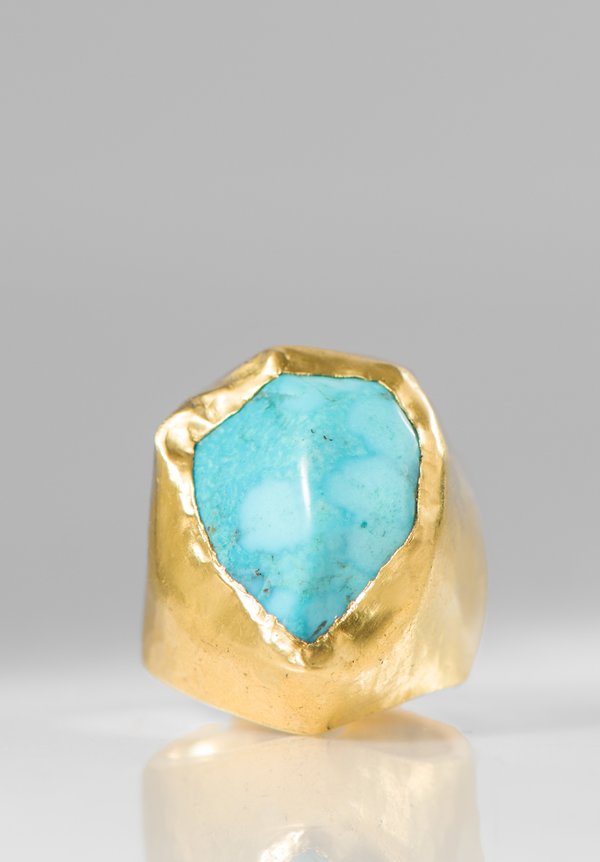 Pippa Small 18K, Tibetan Turquoise Ring